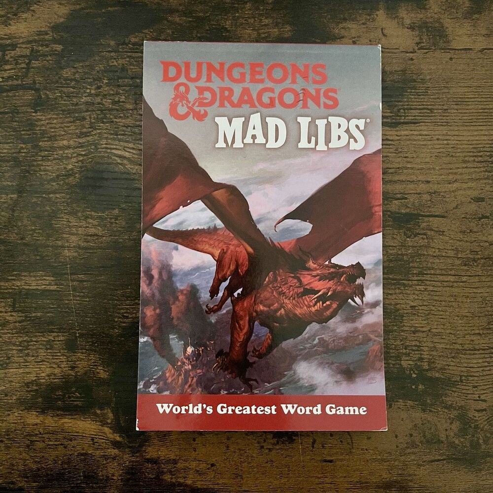 Dungeons & Dragons Mad Libs Book Christina Dacanay Paperback New Unused